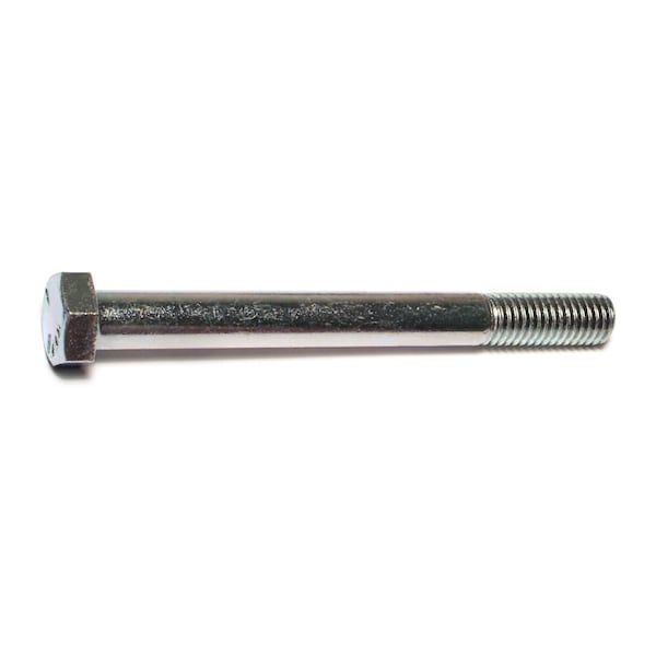 Midwest Fastener Grade 5, 1/2"-13 Hex Head Cap Screw, Zinc Plated Steel, 5 in L, 25 PK 00347 - main